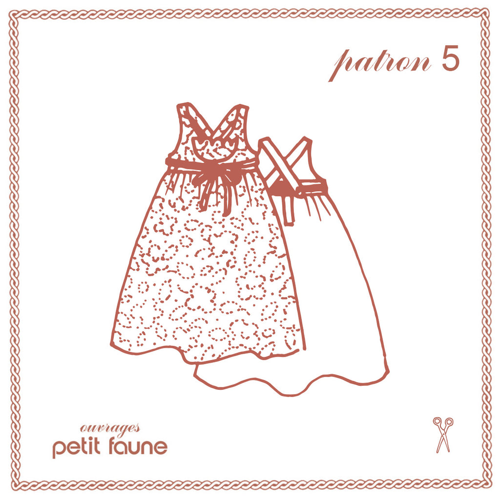 Patron New Look 6441 - robe fillette
